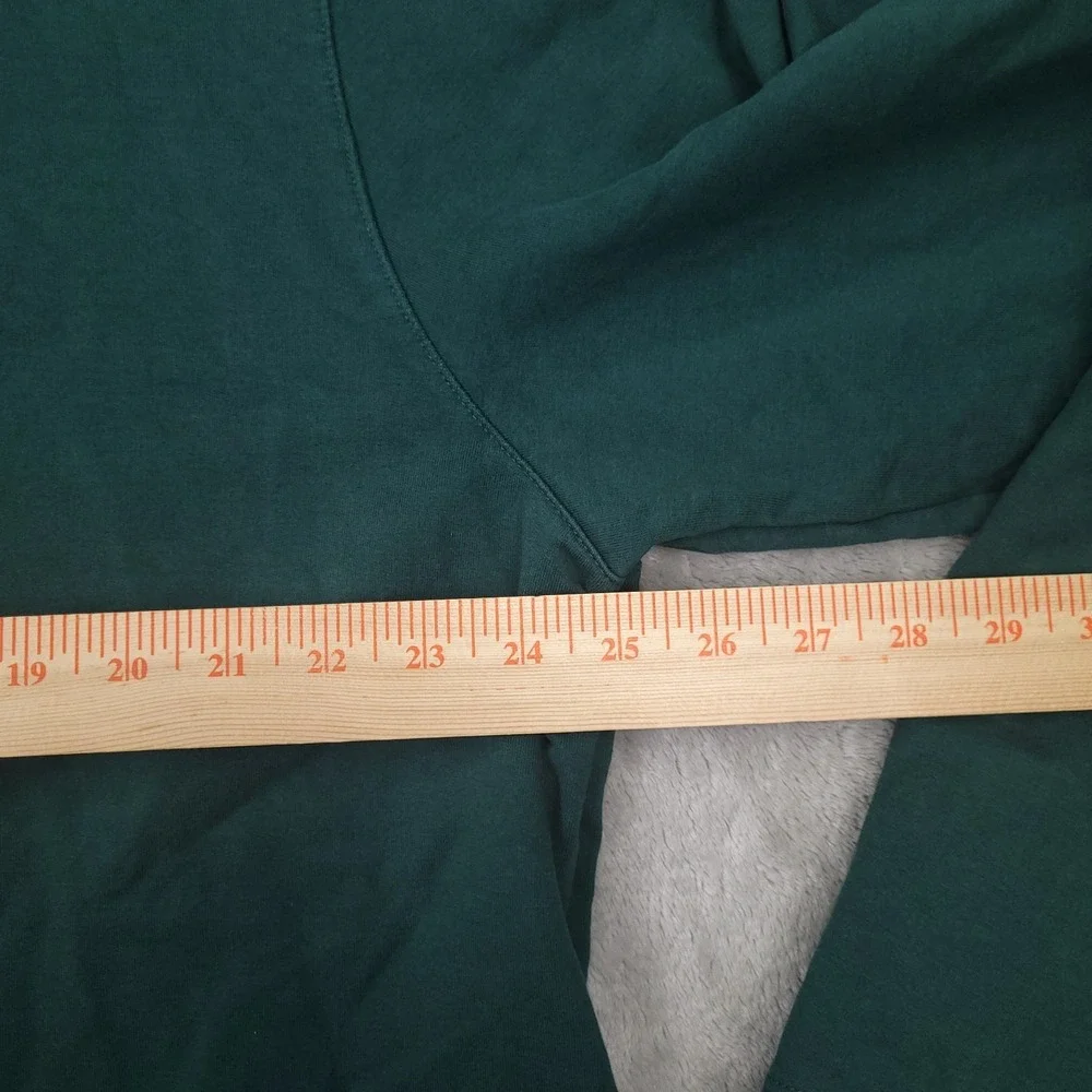 Polo Golf Ralph Lauren‎ Green Brown Trim Quarter Zip Knit Shirt size XXL